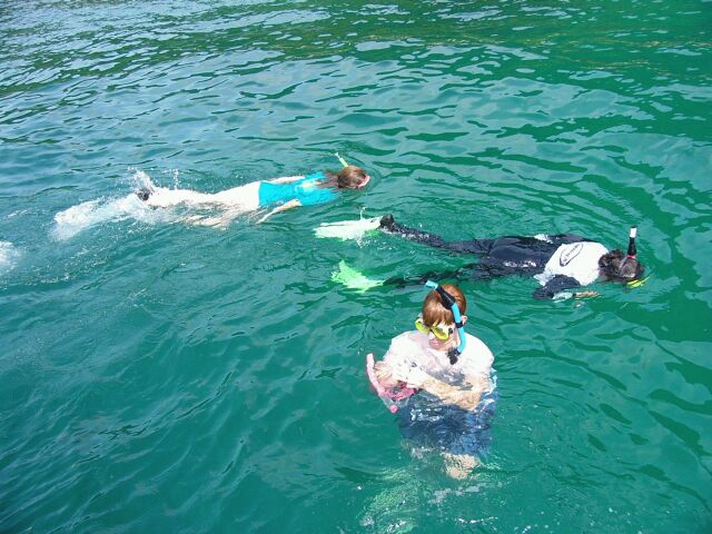 Jennifer Nina Nico Snorkeling